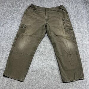 511 Tactical Pants Mens 44x30 Green Cargo Cotton Double Knee Reinforced Utility